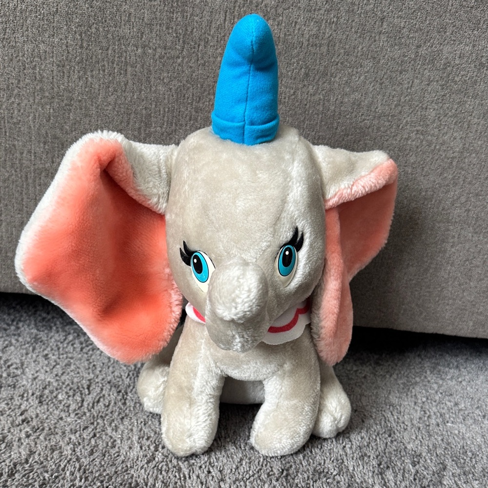Vintage Dumbo plush with Blue Hat